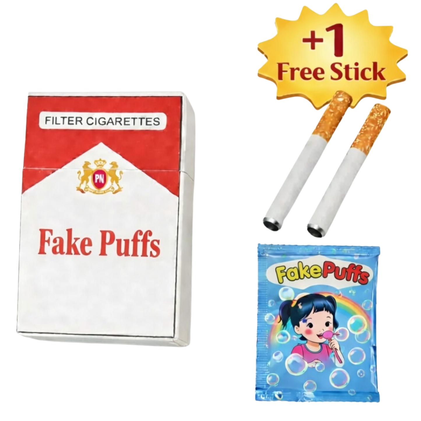 Fake Puffs Bubble Cigarette